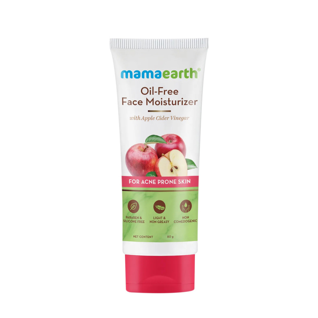 Mamaearth oil-free face moisturizer for acne-prone skin 80gm