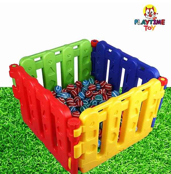 Playtime Playpen Small 31"X22" With 50 pcs Ball