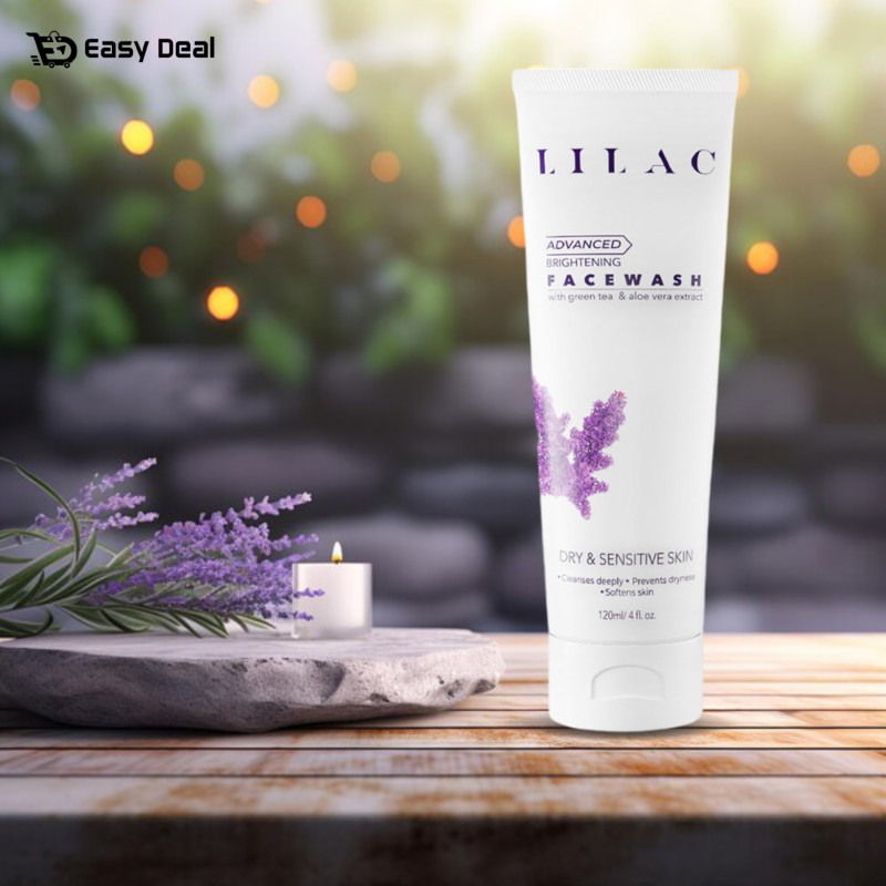 Lilac Advanced Brightening Face Wash Dry And Sensitive Skin 120ml