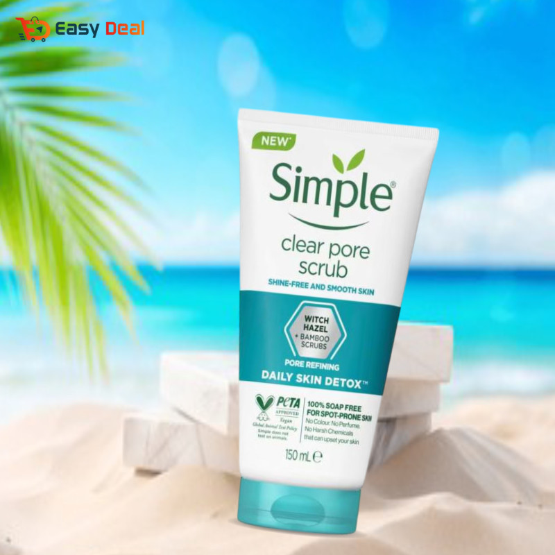 Simple Daily Skin Detox Clear Pore Scrub 150ml