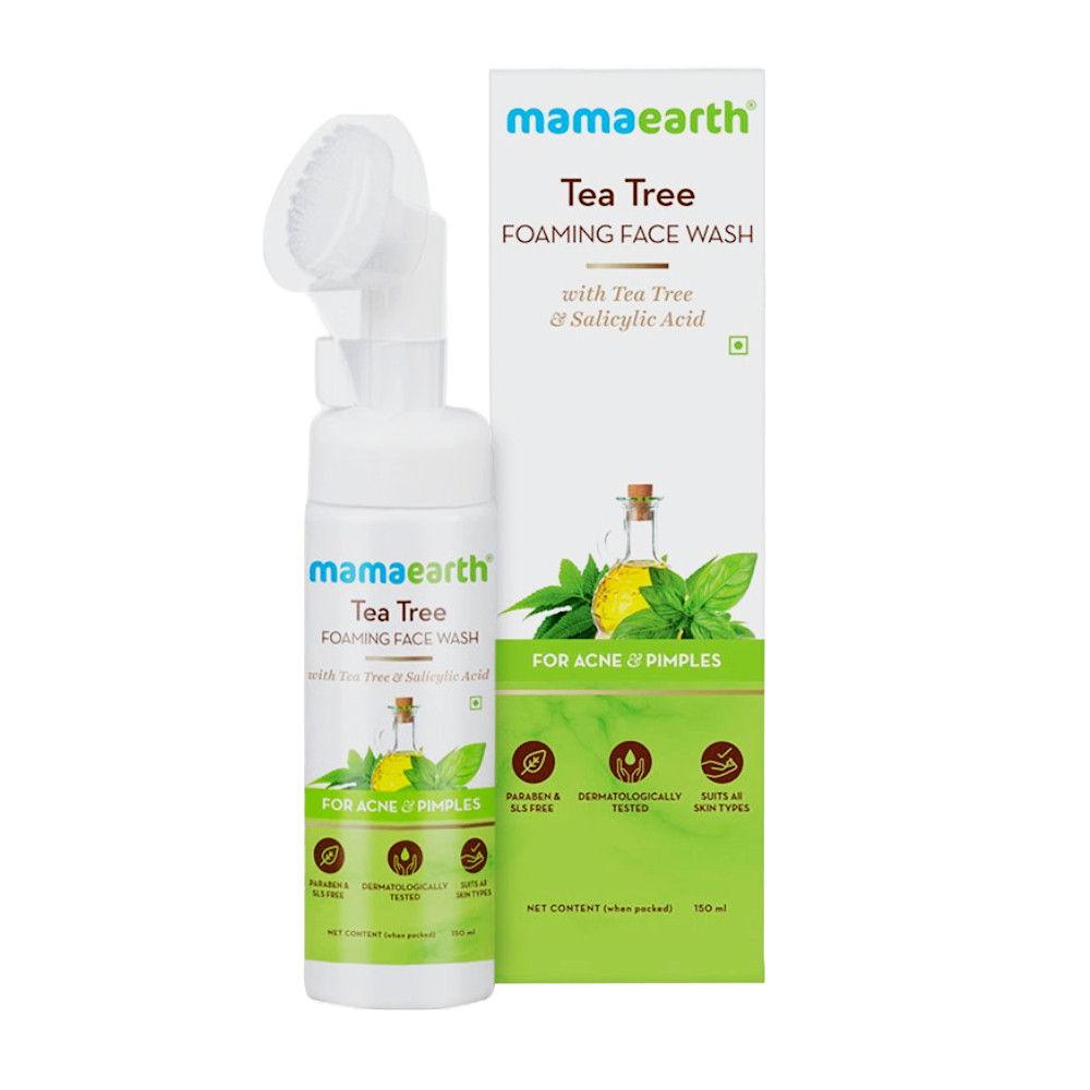 Mamaearth Tea Tree Foaming Face Wash with Tea Tree and Salicylic Acid for Acne and Pimples 150 ml