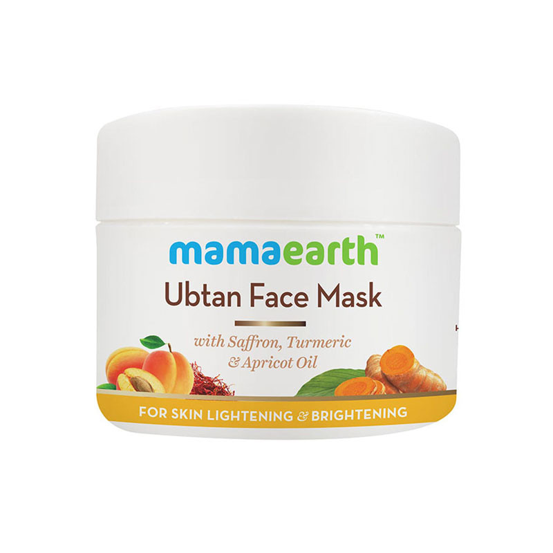 Mamaearth ubtan face mask for skin lightening & brightening 100ml