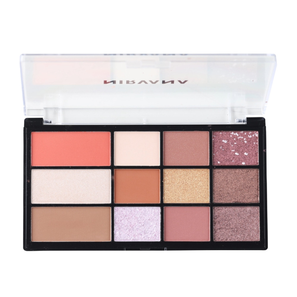 NIRVANA Color Eye and Face Palette SUPROBHA | All-in-One Makeup for Radiant Beauty (27gm)