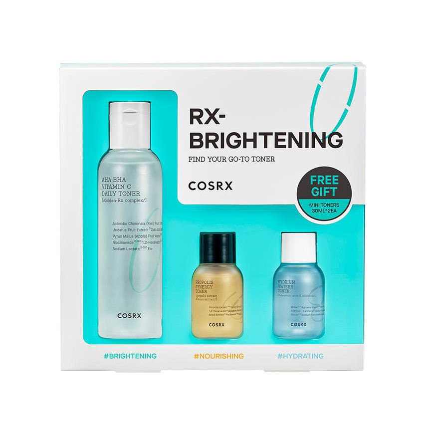 Cosrx Rx Brightening Find Your Go To Toner Set