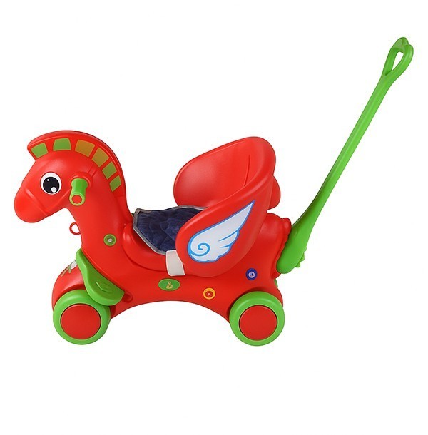 Playtime Marshall Horse - 2 in 1 - Red & Green