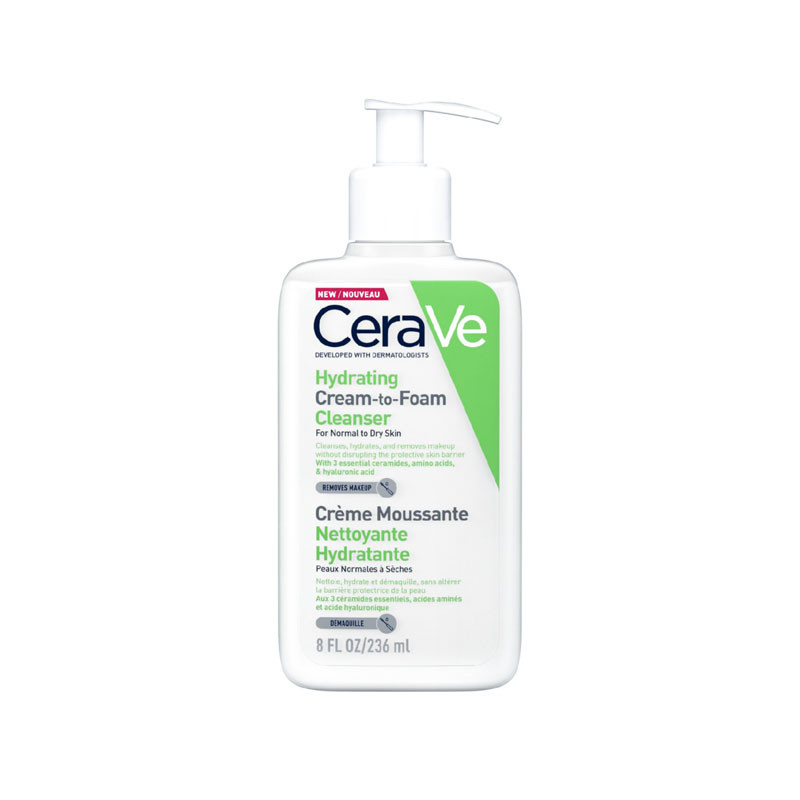 CeraVe Hydrating Cream to Foam Cleanser 236ml