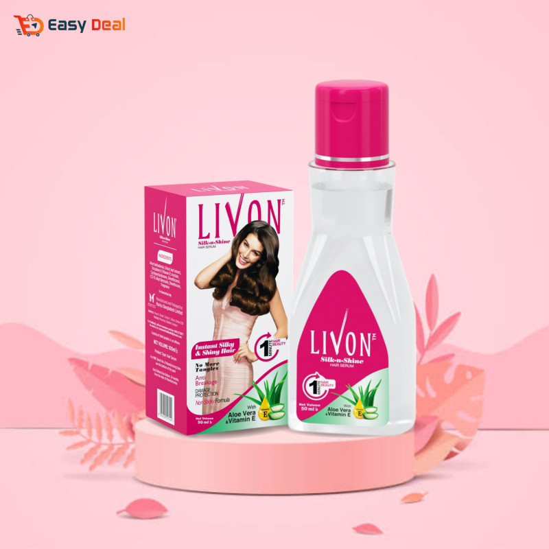 Livon Hair Serum with Argan Oil & Vitamin E for Women & Men 18ml