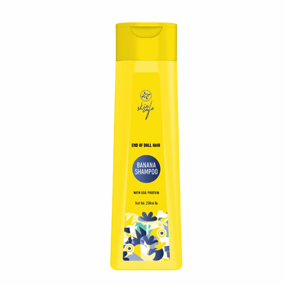 Skin Cafe End of Dull Hair Banana Shampoo with Egg Protein 250ml