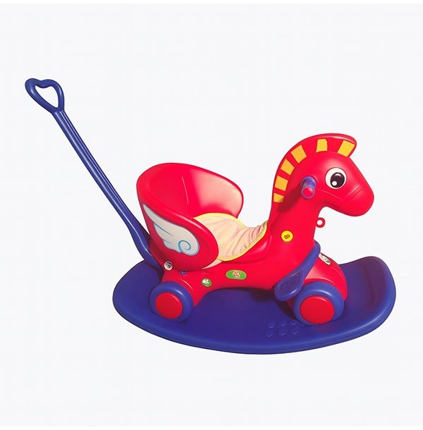 Playtime Marshall Horse - 2 in 1 - Red &  Blue