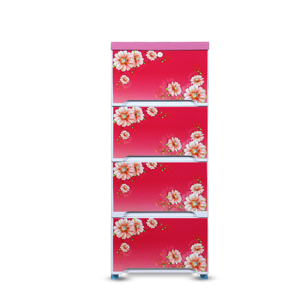 Wardrobe (Single-4D)-Cherry Pink -TEL